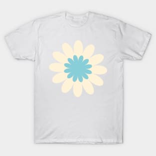 Daisies — Blue T-Shirt